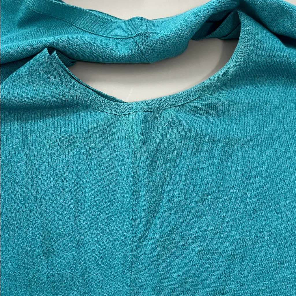 Lafayette 148 Lightweight Sweater Shell Blue Size Small - Image 6