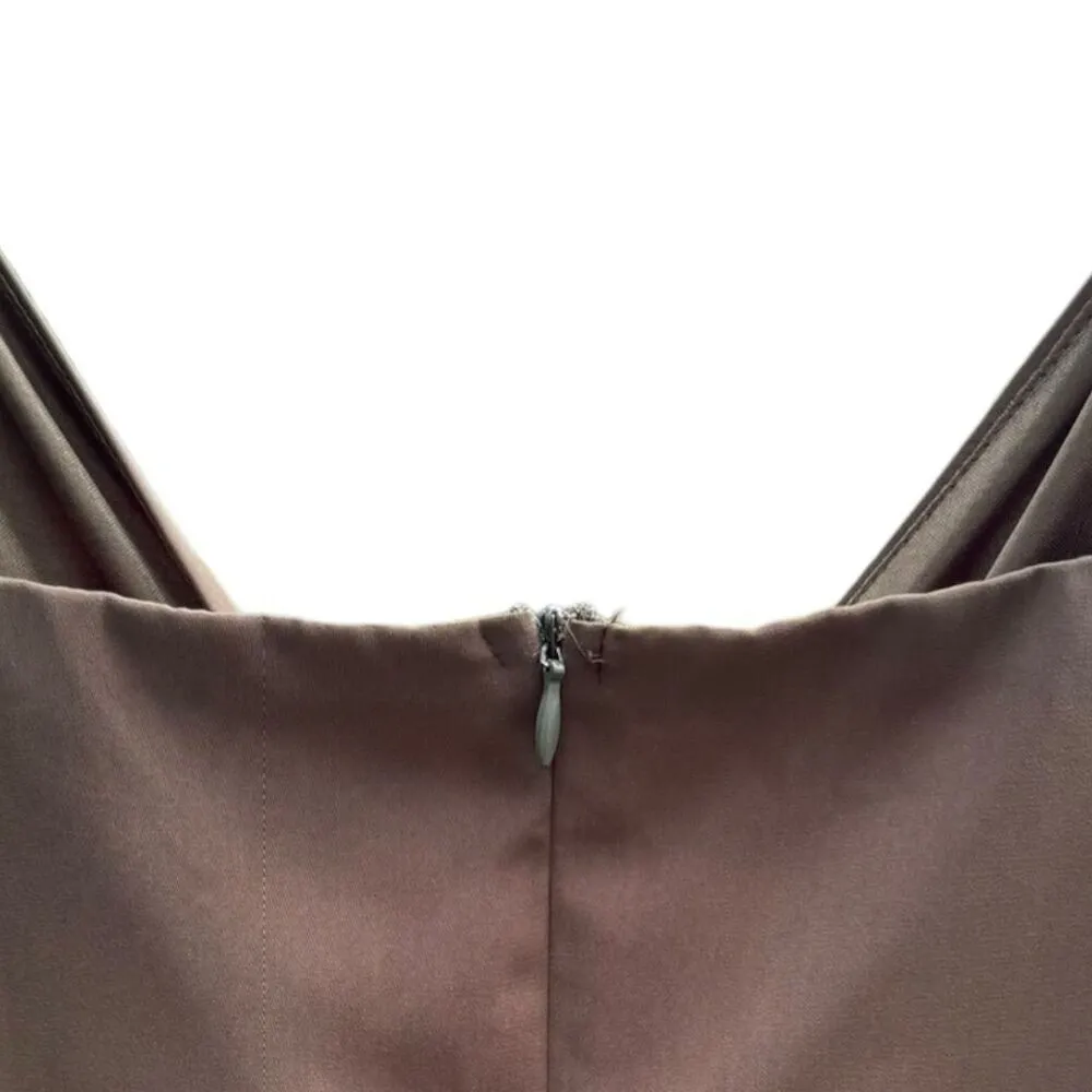 Missguided Wrap Romper Spaghetti Straps Knee Length Size 16 - Image 12