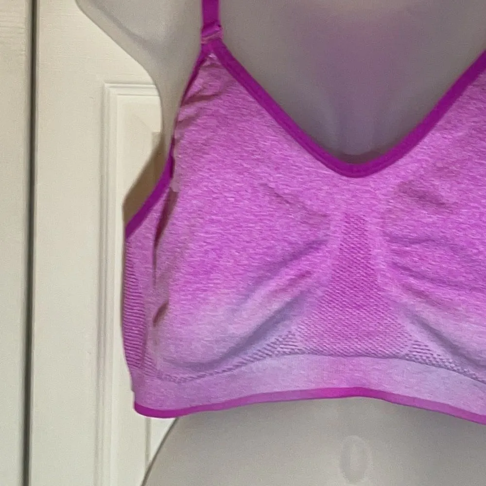Danskin Now Purple Racerback Sports Bra XXL/2XG Pink - Image 5