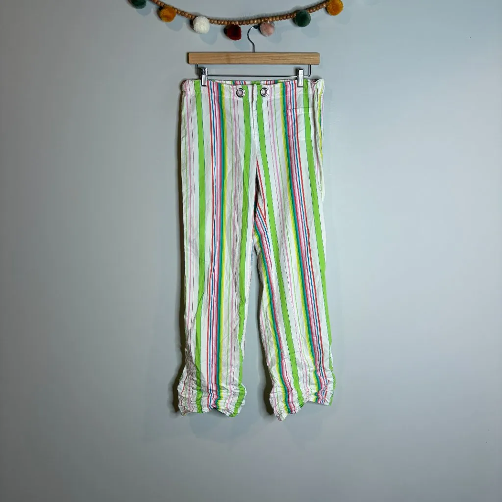 Y2K Victoria's Secret PINK striped pajama pants - Image 4