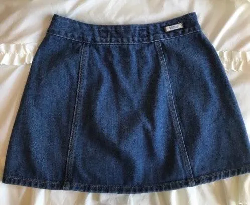 Brandy Melville Denim Button Up Skirt - Image 2