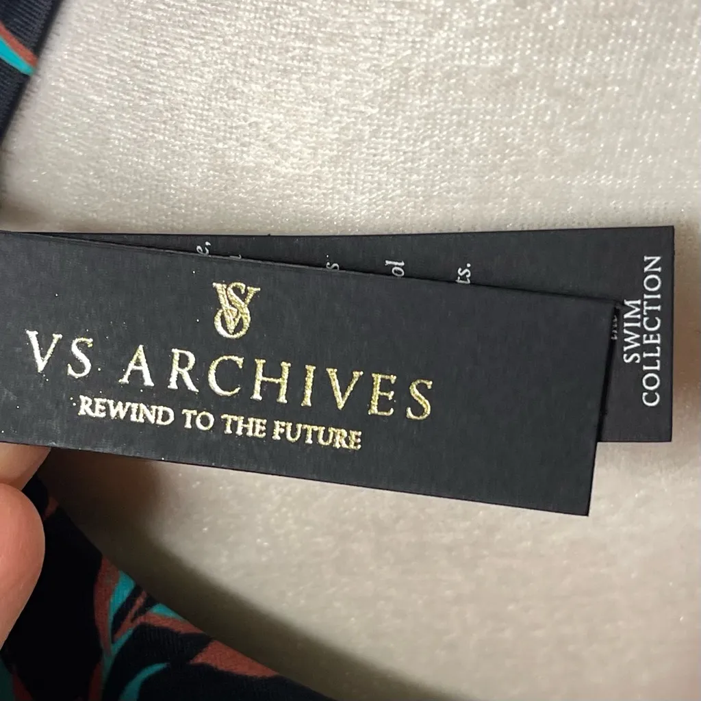 NWT Victoria’s Secret Archives Bombshell Halter Longline Bikini Top - 32D - Image 8