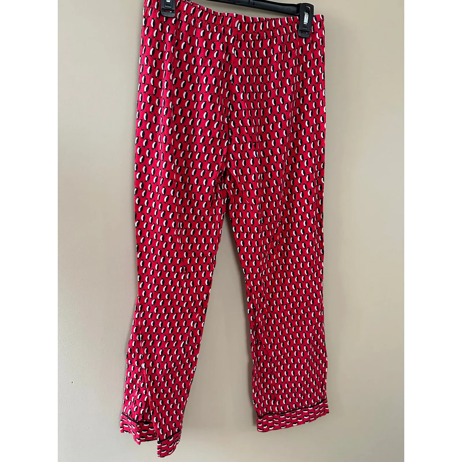 Victoria's Secret Red Penguin Cotton Pajama Pant Set - Image 5