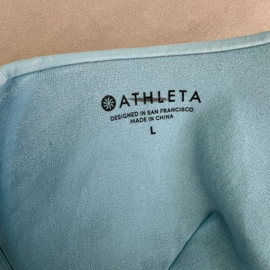 🏖️ Athleta Strappy Swim Bikini Top – Light Aqua – Size L 🏖️ - Image 3