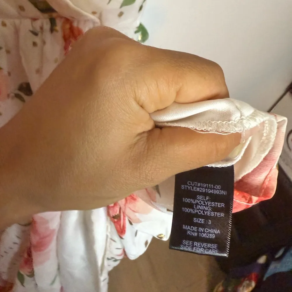 Trixxi Metallic Rose Patterned Maxi Dress - Image 6