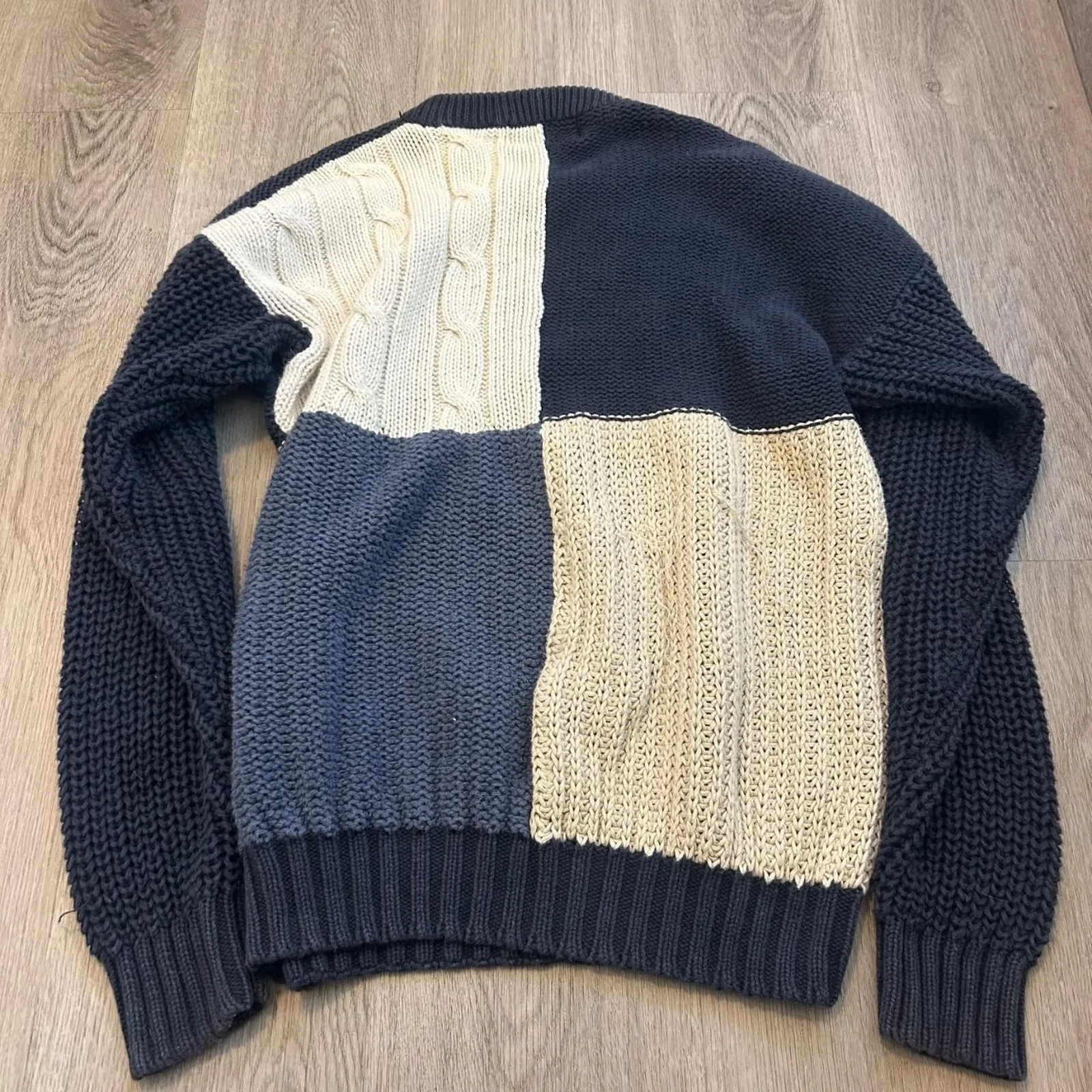 Vintage american eagle color block sweater - Image 4
