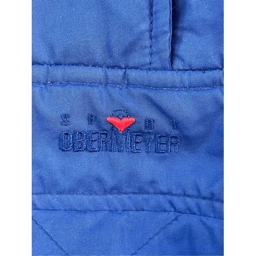 Vintage Obermeyer Thinsulate Ski Pullover Anorak Jacket Blue Pink 80s 90s Unisex - Image 10