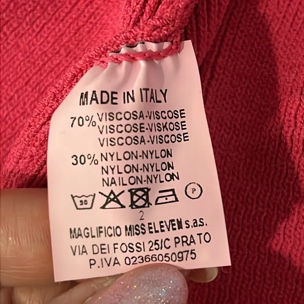 Miss Eleven midriff cut out sweater dress, midi bodycon, stretchy, Large,NWT Pink - Image 7