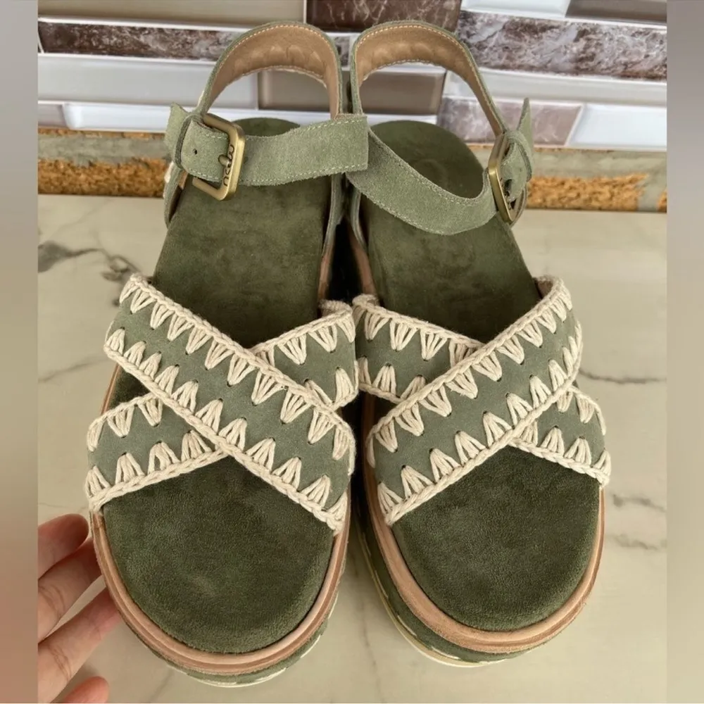 MOU  PLATFORM CRISS CROSS UPPER -
Platform sandals size 9 - Image 6