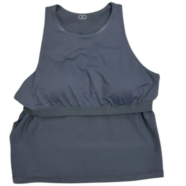 CALIA Womens XL Gray Low Support Longline Athletic Tank‎ Top Activewear - Image 9