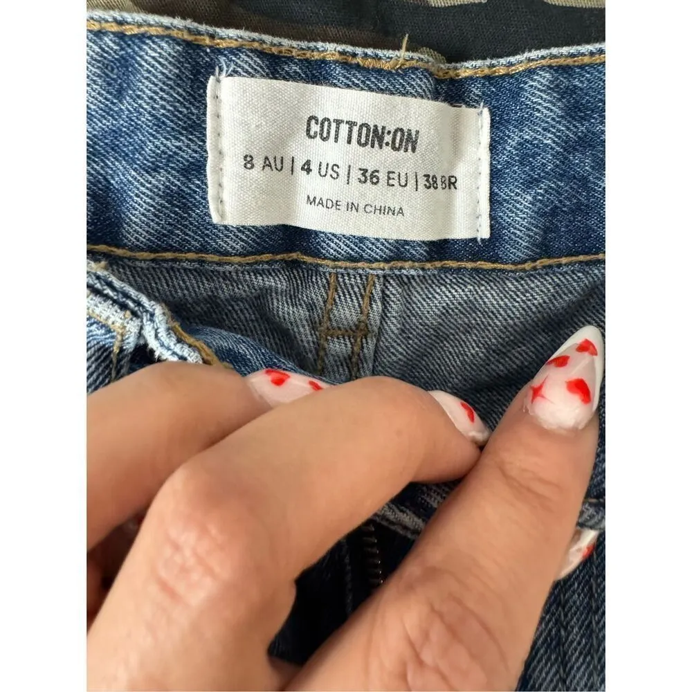 Cotton On  mom jeans size 4 - Image 3