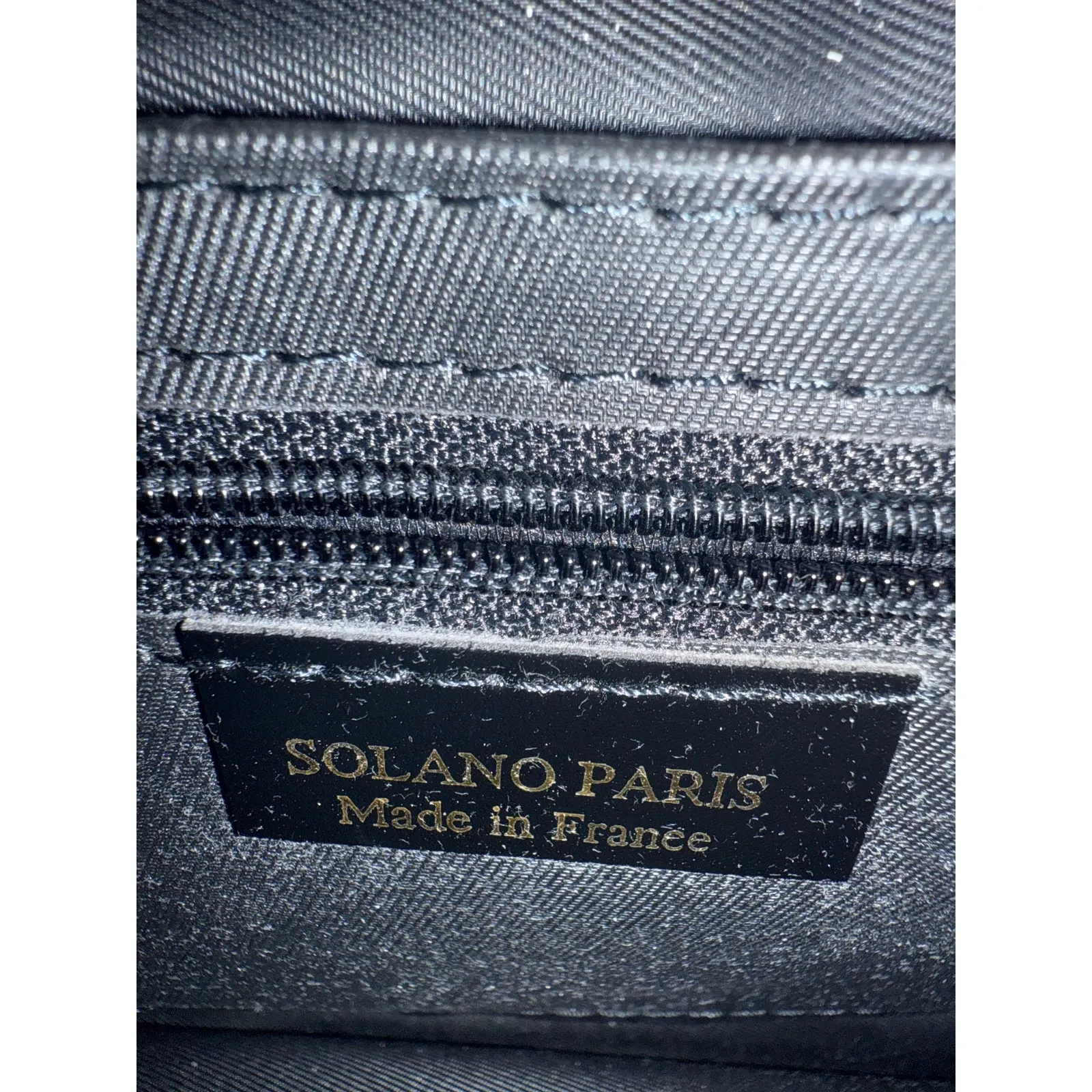 Solano Paris Black Leather Shoulder Bag With Unique Adjustable Strap - Image 10