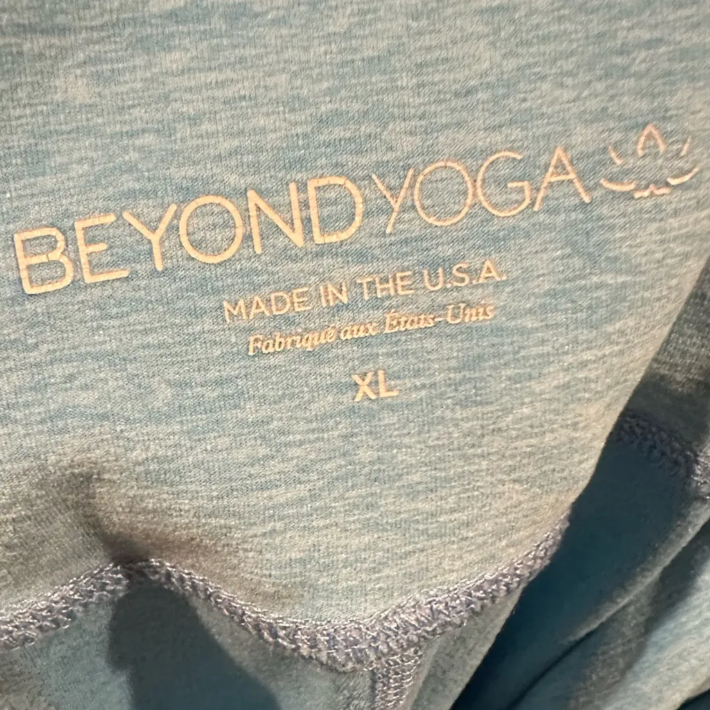 Beyond Yoga Light Blue High Waist Space-dye Caught in the Midi Legging Pants XL - Image 8