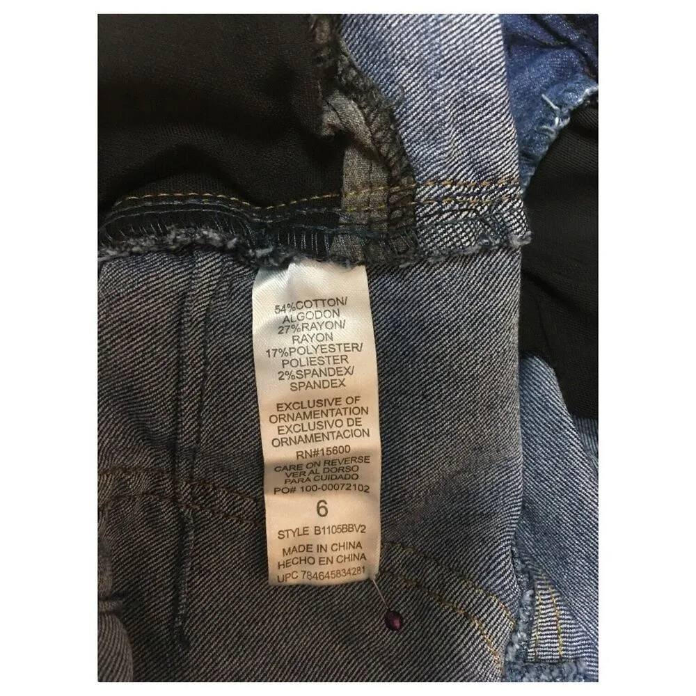 Democracy Jeans Womens 6 Ab Solution Jegging Booty Lift Mid Rise Skinny Blue - Image 7