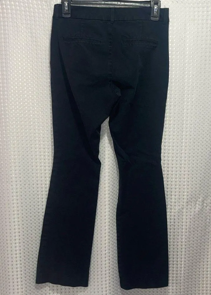 Old Navy  Size 2 Pixie Pants Trousers Ankle Business Casual Work Faded Black 28” - Image 4