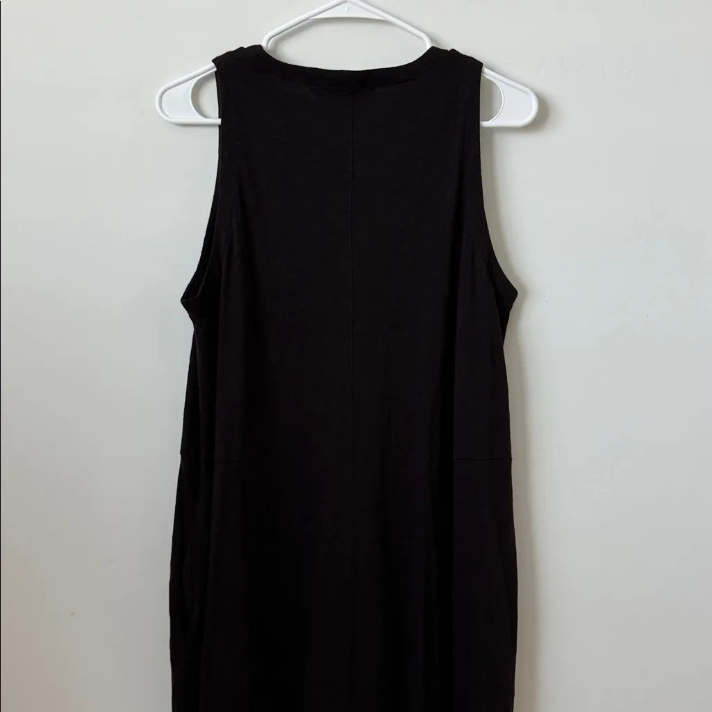 Me + Em Brown Flared Slub Jersey Maxi Dress Size: 10 - Image 13
