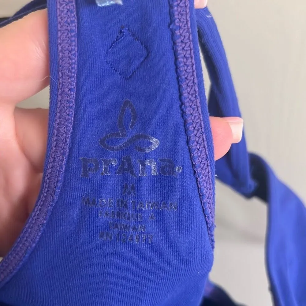 ✨PrAna Breathe Hope Sz Medium Tank Blue Twilight✨ - Image 5