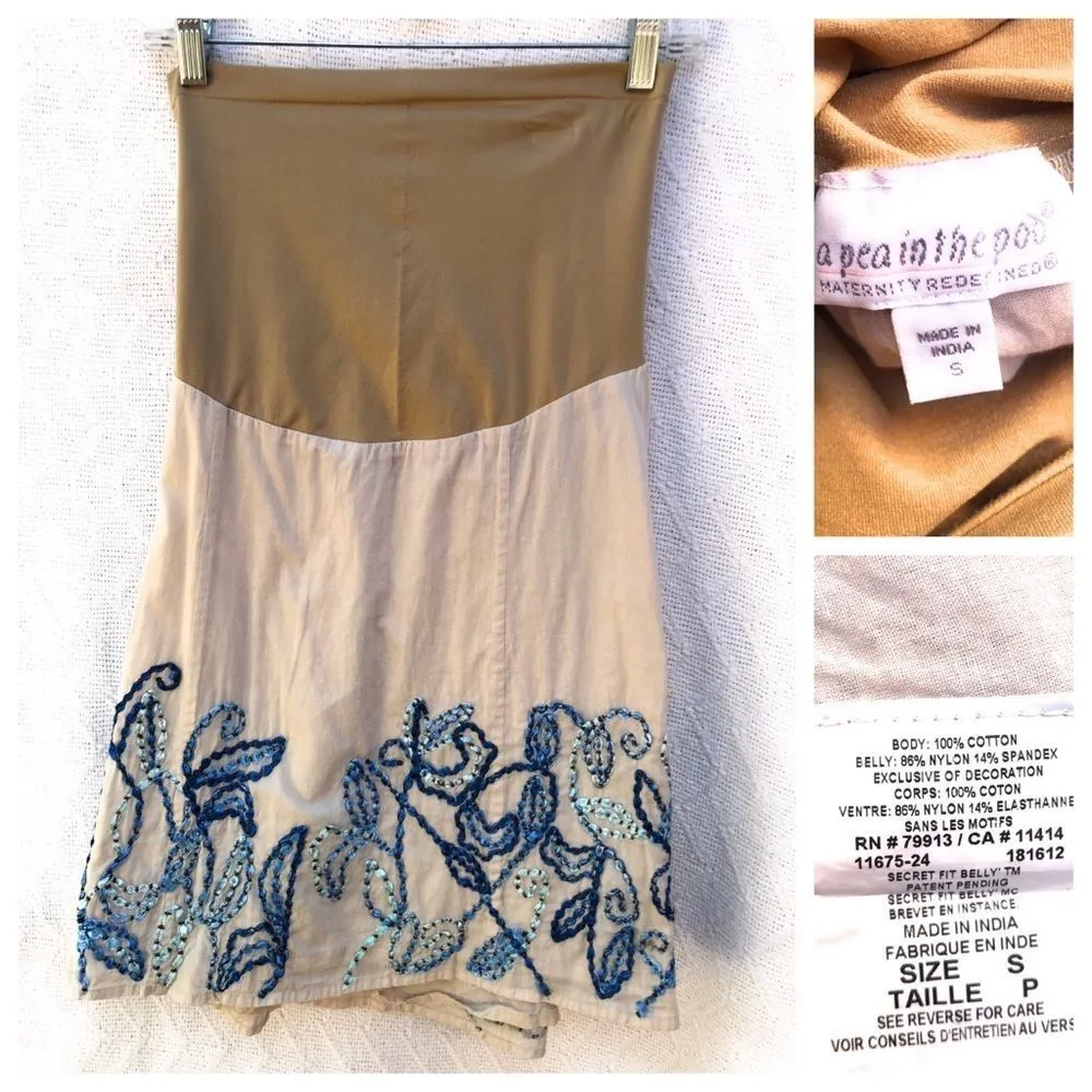 A Pea In The Pod‎ Embroidered Skirt - Image 2