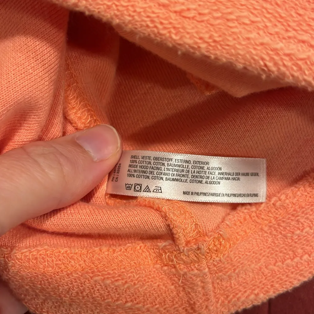 Anthropologie Saturday Sunday Shawl Moto Jacket Size Large Orange - Image 7