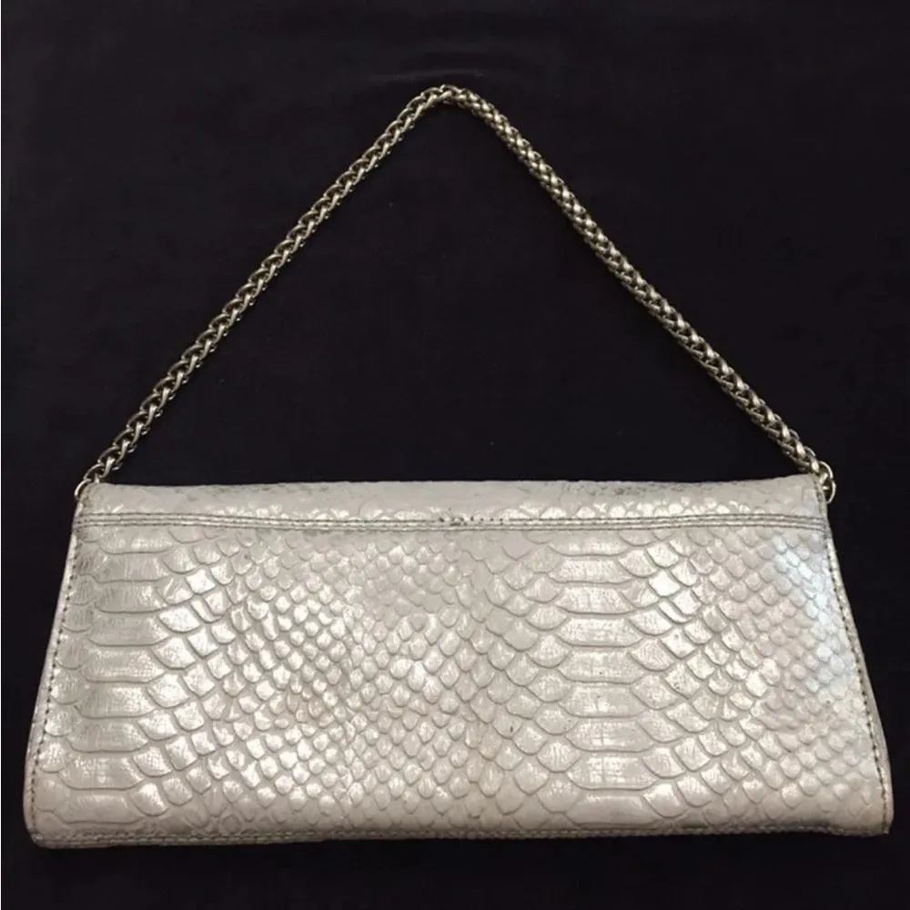 Vintage Valerie Stevens clutch handbag - genuine leather - Image 3