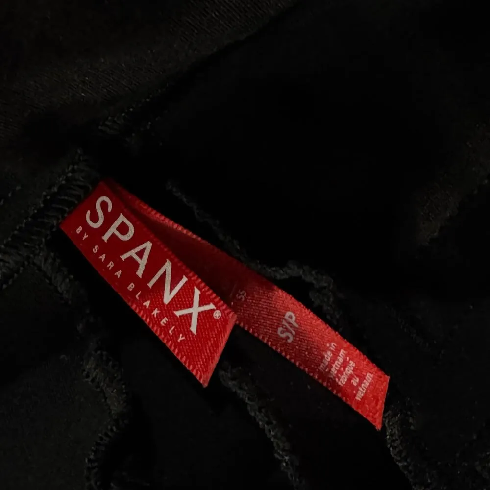 SPANX Small Ponte Slim Straight Pants Pull-On Stretch Hi-Rise Perfect Fit Black - Image 6