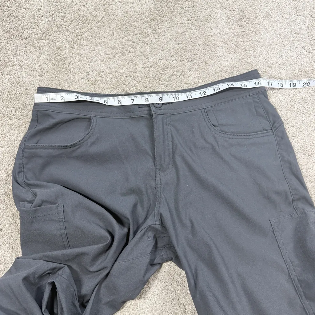 Prana Women’s Standard Fit Halle II Jogger Pants Mid Rise Outdoor in Gray 8 - Image 12