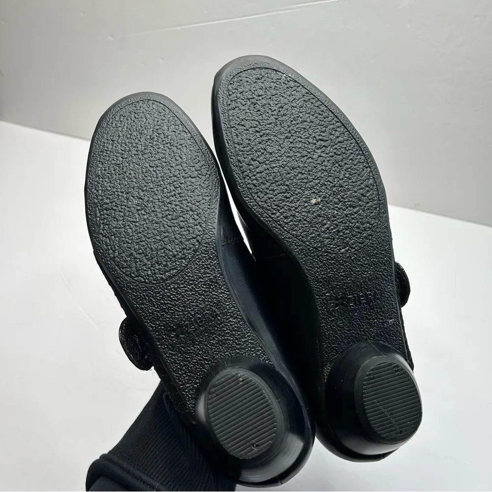 ZIeRA Black Mary Jane Leather Shoes with Strap 37 - Image 10