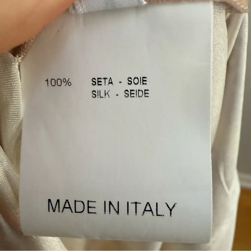 LUCA LUCA Multicolor Print 100% Silk Sleeveless A - Image 5