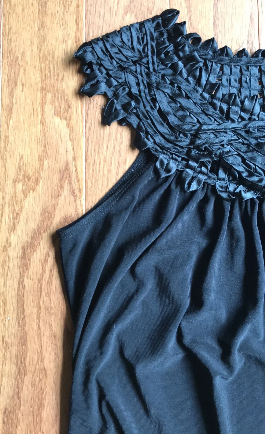 Perseptions Black Crochet Blouse - Image 4