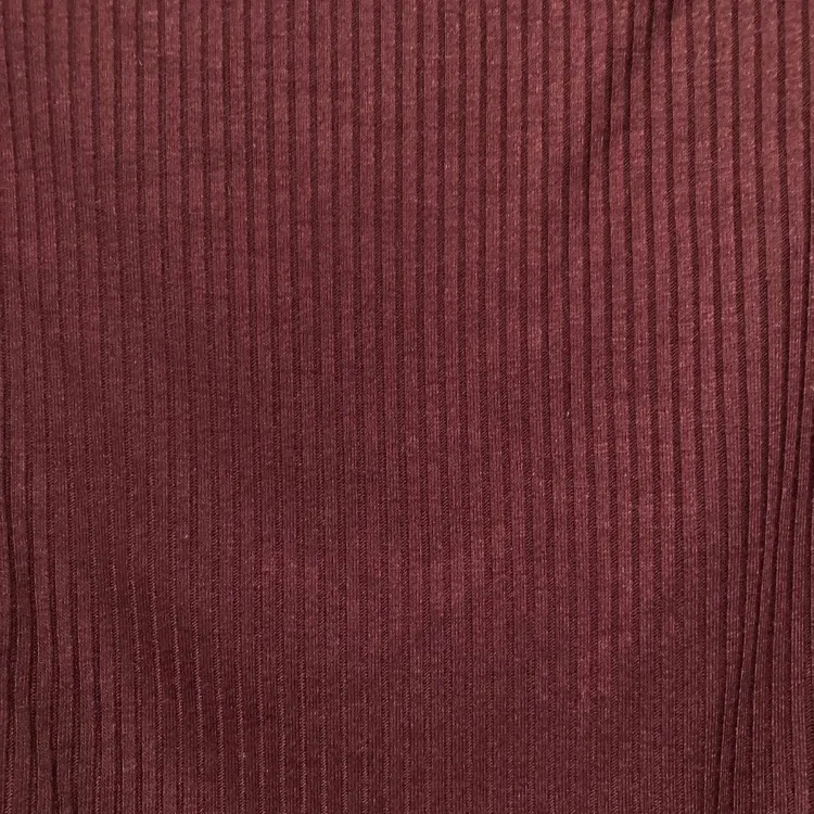 AFRM OFF SHOULDER MAROON RUBBED LONG SLEEVE BODYSUIT | XS Red - Image 4