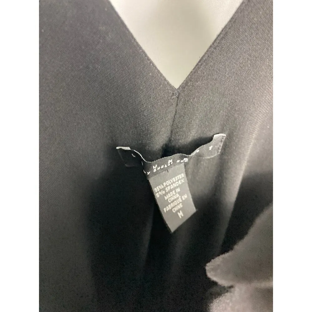 Laundry by Shelli Segal Twist Front Sleeveless Dress Black Size Medium - Image 3