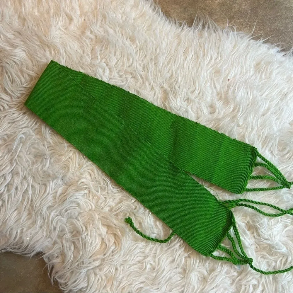 JUST BELT Mexican green traditional belt 16 de Septiembre fiesta / 5 de mayo - Image 6