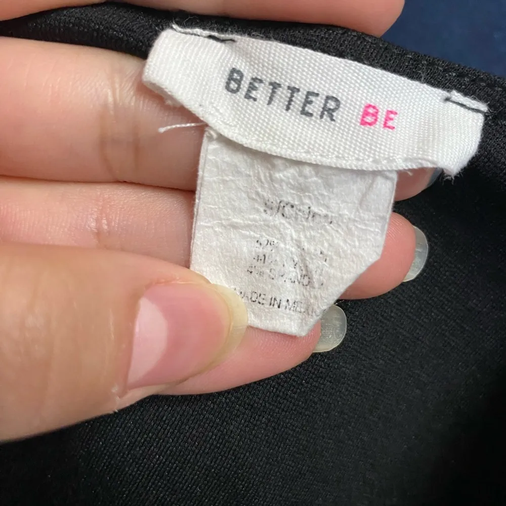 Better Be Black One Shoulder Bodycon Mini Dress Size S - Image 3