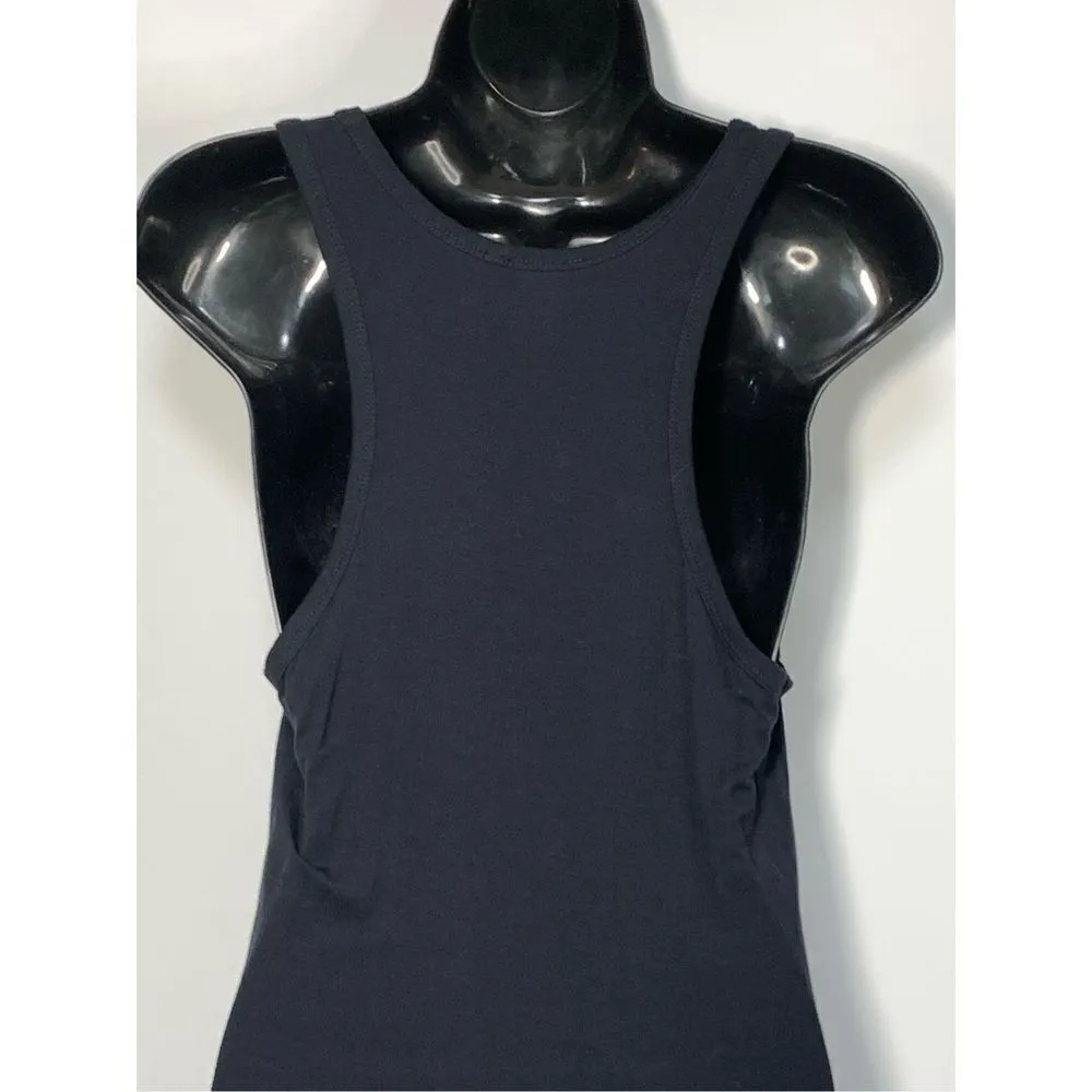 Venus Women's Tank Pullover Ruched Bodycon Dress Blue Medium - Image 6
