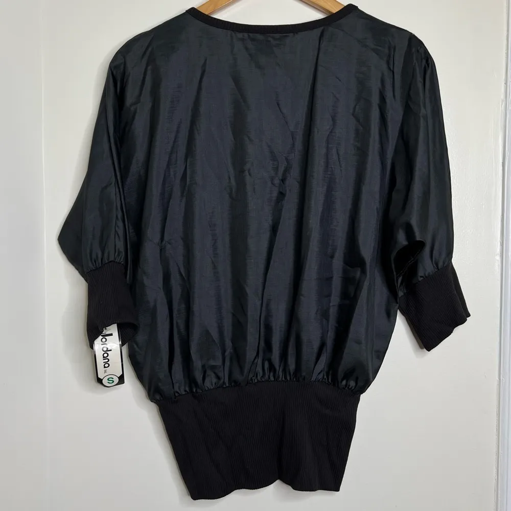 Vintage 80s Jordana Top Floral Design Dolman Sleeves Deadstock Woman’s Small - Image 15