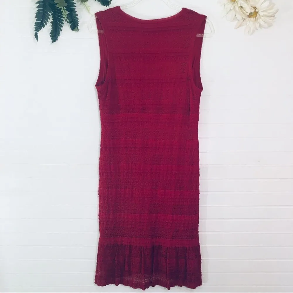 Chelsea and Violet Lace Red Dress - Image 5