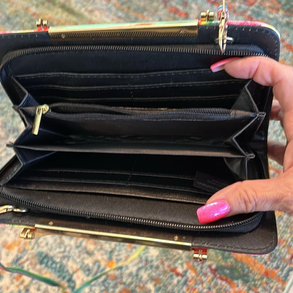 Adorable rainbow 🌈 colored clutch/strap bag Pink - Image 6