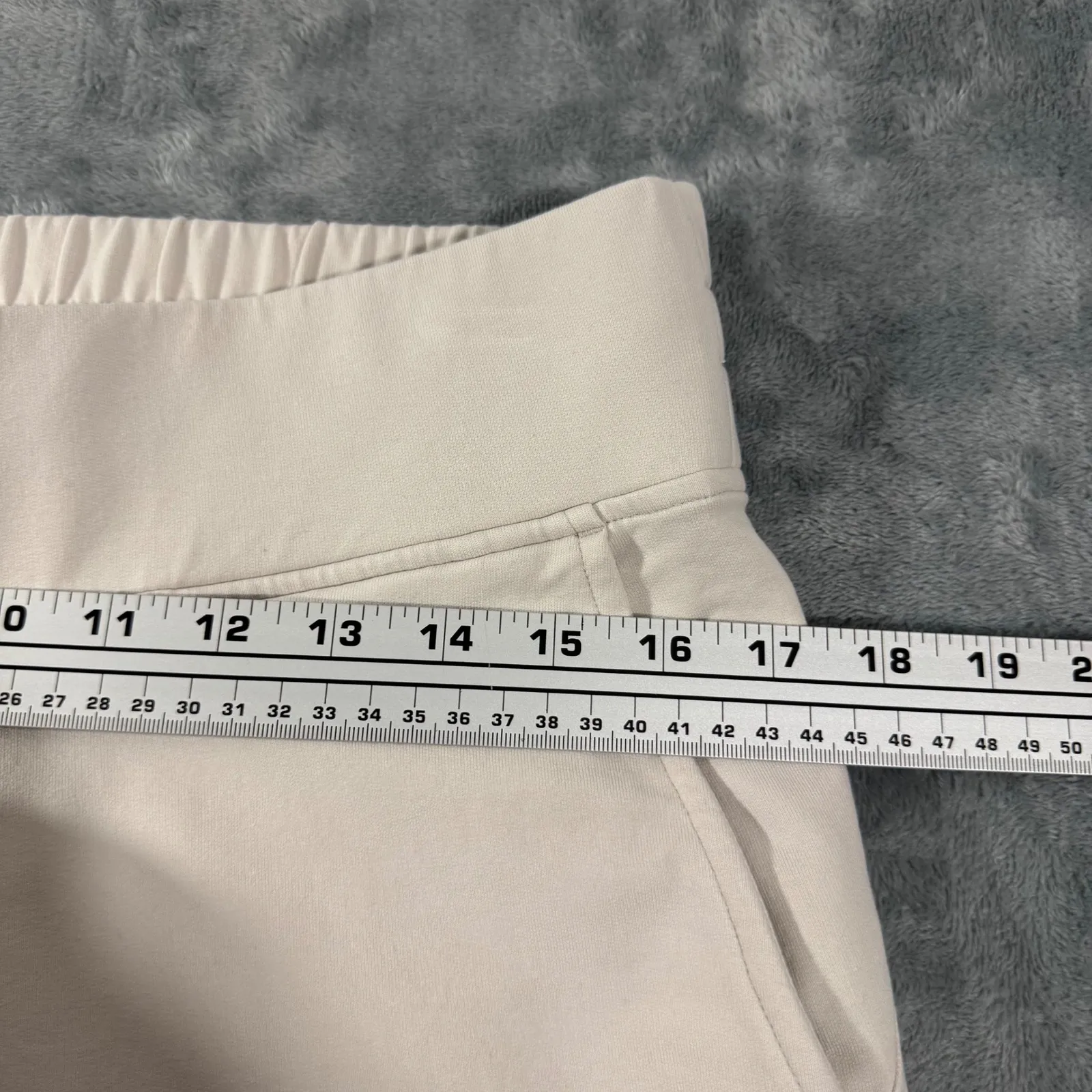 Zestt Million Miles Wide Leg Pant Elastic Waist Drawstring Beige LP Size undefined - Image 12