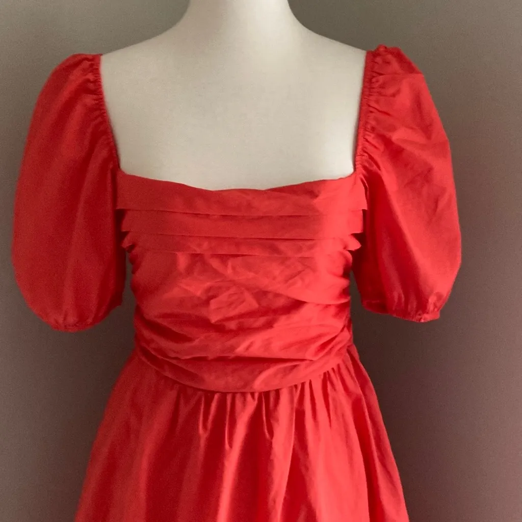 NWT o.p.t. by Anthropologie Saffron River Style Midi Dress Size M Orange Size M - Image 2