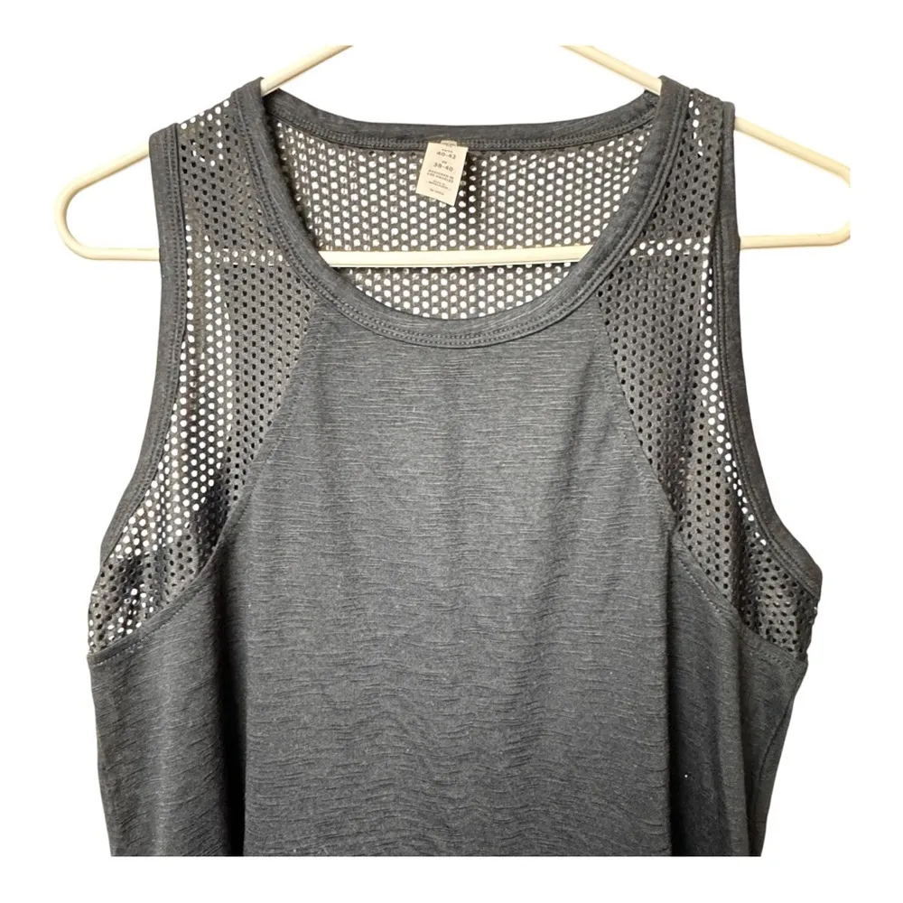 Balance Collection Black Mesh Athletic Sporty Sleeveless Workout Tank Sz M - Image 4
