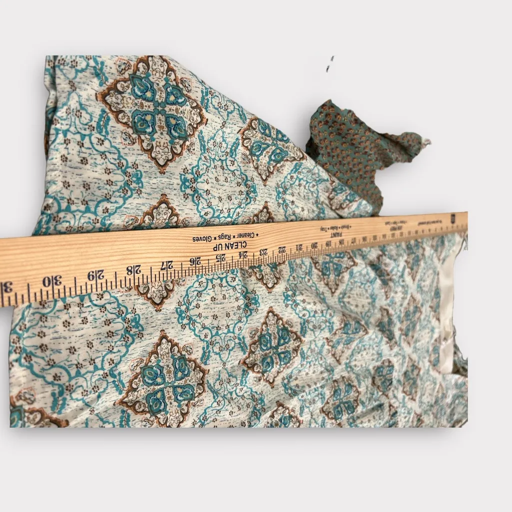 Umgee Women's Bohemian 3/4 Length Sleeve Tie Back Blouse‎ Size Small - Image 6