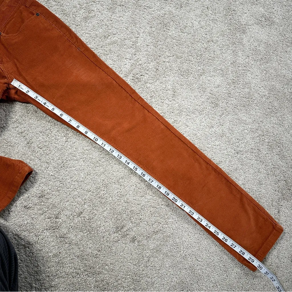 Stio Women’s Organic Cotton Rivet Corduroy Pants Mid Rise Outdoor in Mustang 4R Orange Size undefined - Image 17