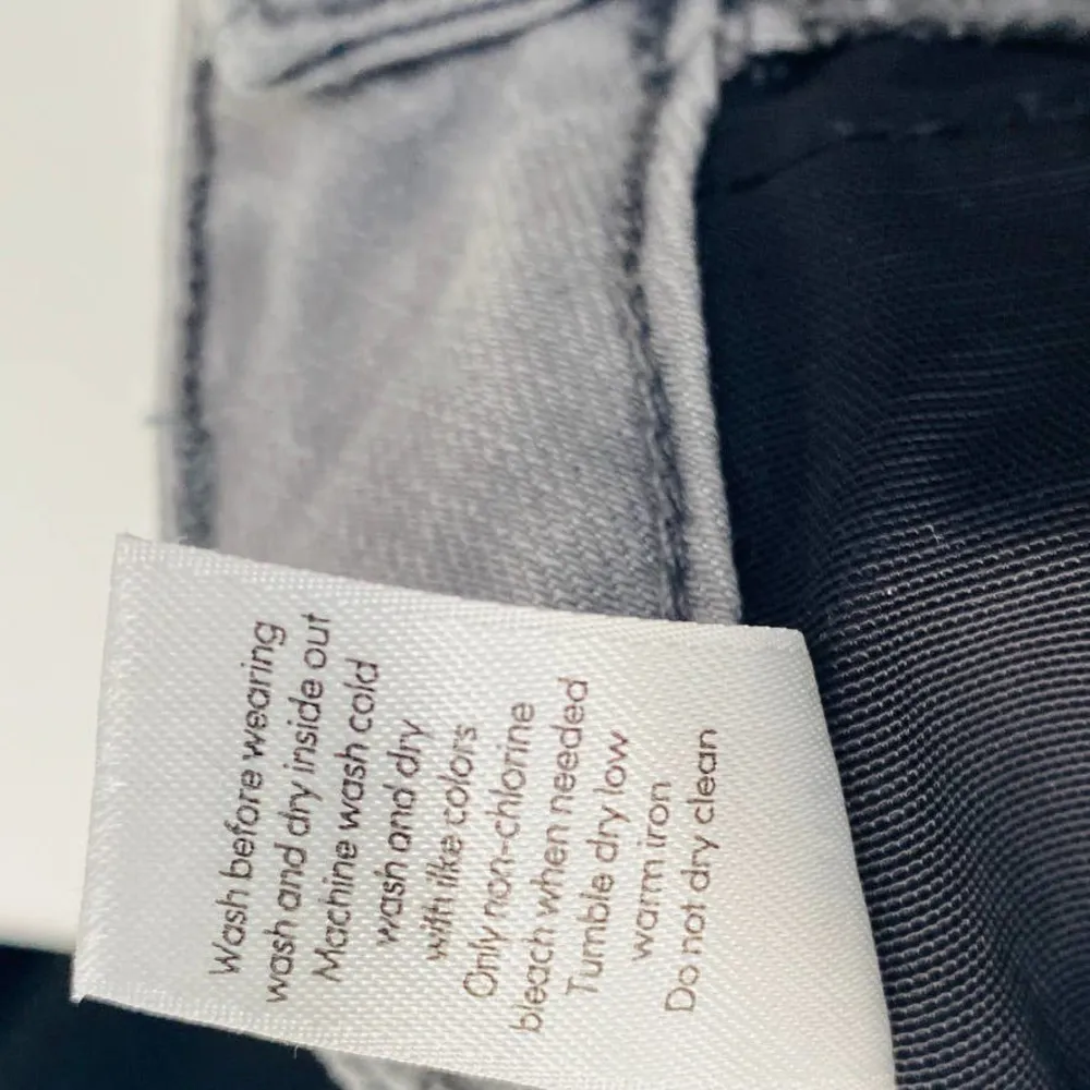 Athleta Sculptek Skinny Jeans Mid Rise Power Mesh Stretch Gray Wash Size 2 - Image 9