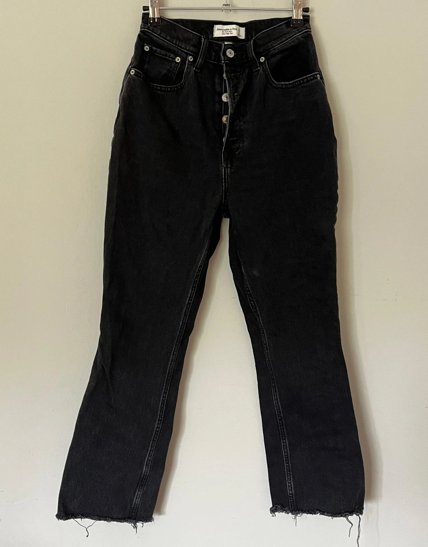 Abercrombie & Fitch High Rise wide Leg Jeans - Image 4