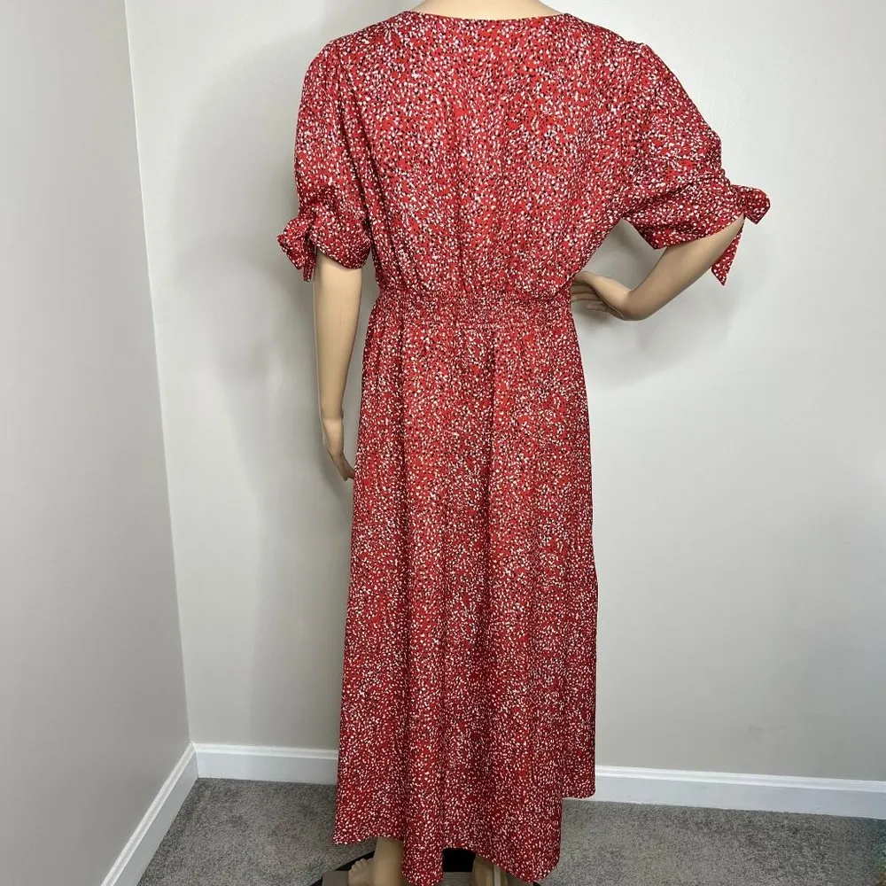 Cupshe Red Polka Dot Maxi Dress - Image 3