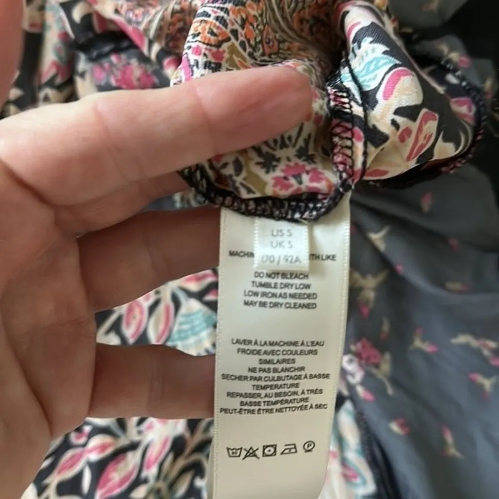 Free People Stevie Printed Long Sleeve Tunic Dress, Size S - Image 10