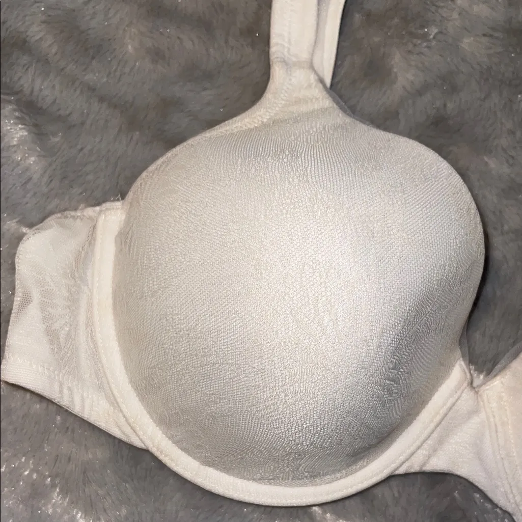 Vanity Fair Body Sleeks Contour Bra White Size 38C - Image 3