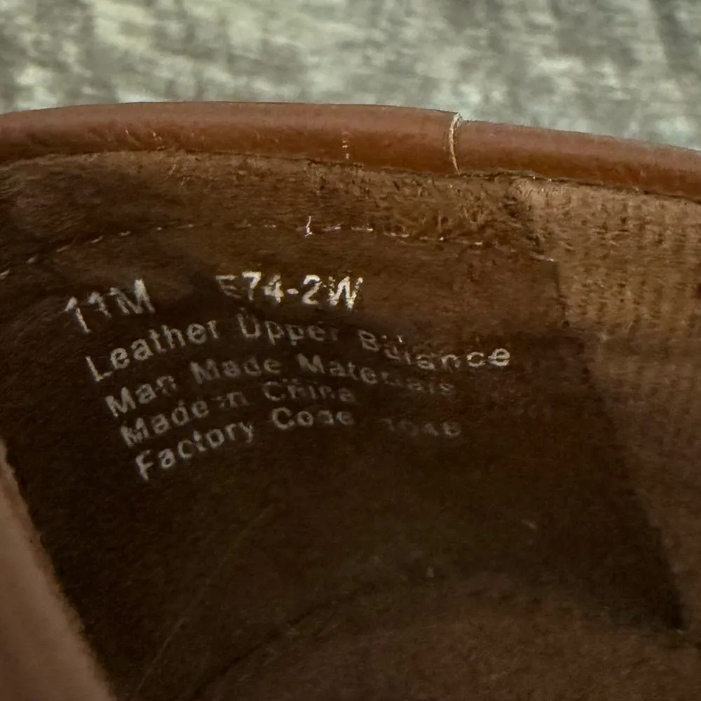 Dr. Scholl’s Brown Leather Embroidered Loafers Shoes Slip On Women’s Size 11 - Image 5