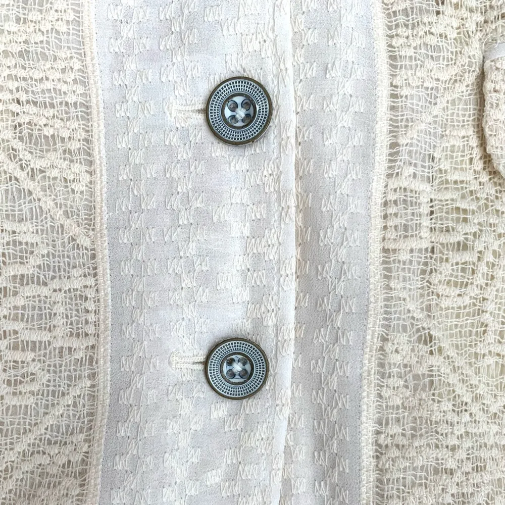 Like NEW! Anthro Lace Blazer - Image 11