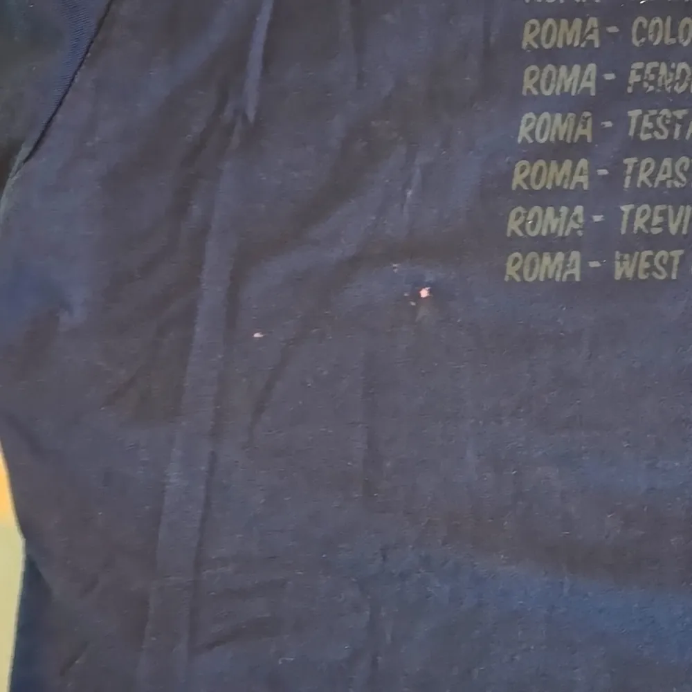 Fendi Woman's Navy Sequin Graphic T-Shirt - Image 8